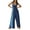 Blue, variant on Aayomet Plus Size Jumpsuits For Women Women Slim Fit Tunic Jumpsuit Straps Wide Leg Bib Jumpsuit Jumpsuit With Pockets,Black S