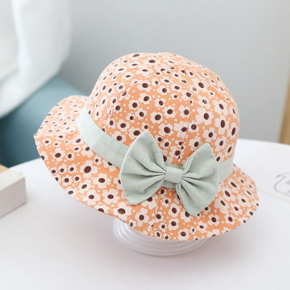 Herrnalise Toddler Baby Kids Outdoor Printing Pattern Hats Fisherman's Hat Sun Cap