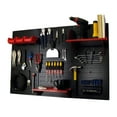 thumbnail image 2 of Wall Control 4 Ft Metal Pegboard Standard Tool Organizer for Garages, Black, 2 of 5