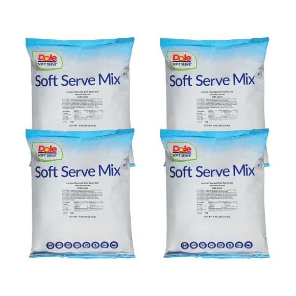 DOLE SOFT SERVE Lemon Soft Serve Mix 4.4 lb/1.99 kgs
