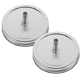 thumbnail image 5 of 4 Pcs Mason Jar Oil Lamp Covers Decor Mason Bottle Lamp Citronella Oil Mason Alcohol Lid Stainless Steel Lid, 5 of 6
