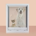 thumbnail image 4 of Porte à Clapet pour Chien Chat Petit Animal Chaton Transparent ABS TG Blanc, 4 of 7