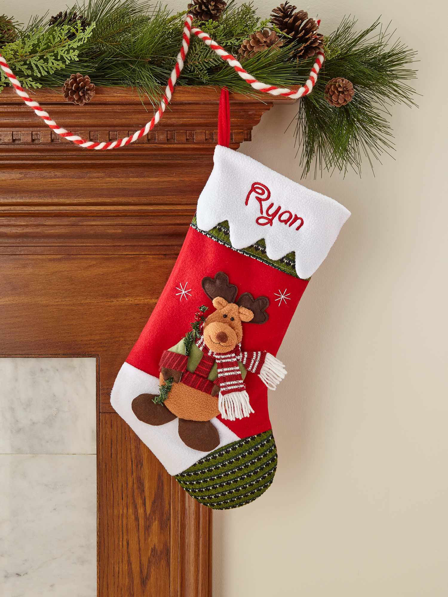 Personalized Snow Cap Christmas Stocking, Available in 11 Designs - Walmart.com - Walmart.com