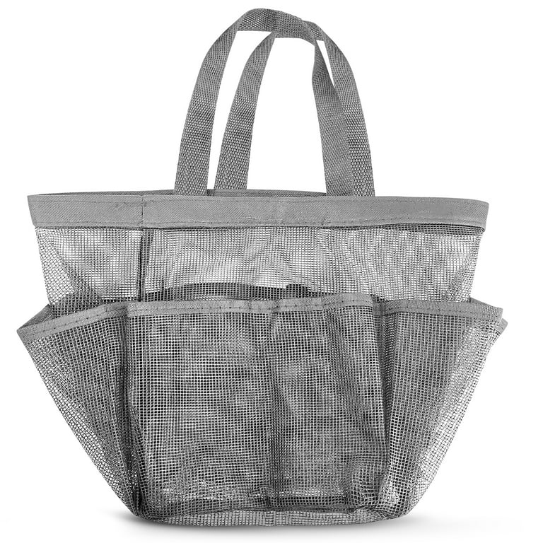 Mesh Shower Caddy Portable For College Dorm Room Essentials With 8 Pockets,  Hanging Shower Caddy Basket Tote Bag Toiletry Accessories For Bathroom -  Temu