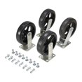 thumbnail image 2 of Vestil Manufacturing D-CK4-MR8-2 8 x 2 in. Mold-On-rubber Caster Kit - 2400 lbs Capacity, 2 of 4