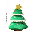 thumbnail image 3 of 3D Winter Throw Pillow Christmas Santa Claus Snowman Reindeer Pillow Stuffed Plush Soft for Christmas Winter Party Outdoor Bedroom Cushion Decoration (Green), 3 of 6