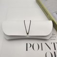 thumbnail image 1 of Estuche para gafas de sol Estuche portátil de PVC para gafas Funda protectora para gafas Bolsa blanda para gafas Estuche plano de moda para gafas, 1 of 6