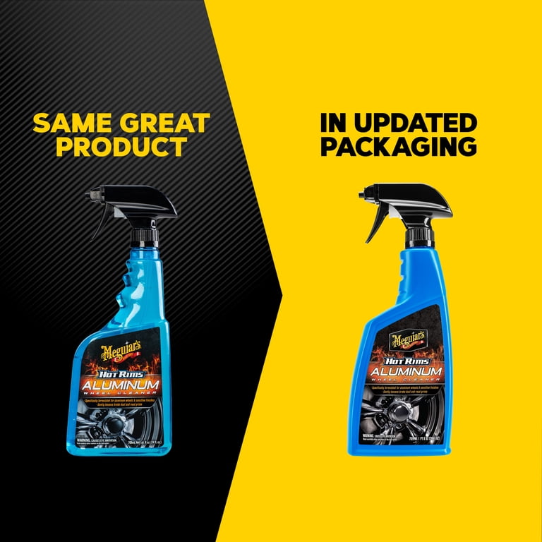 Meguiar's Hot Rims Aluminum Wheel Spray Cleaner, G14324, 24 oz
