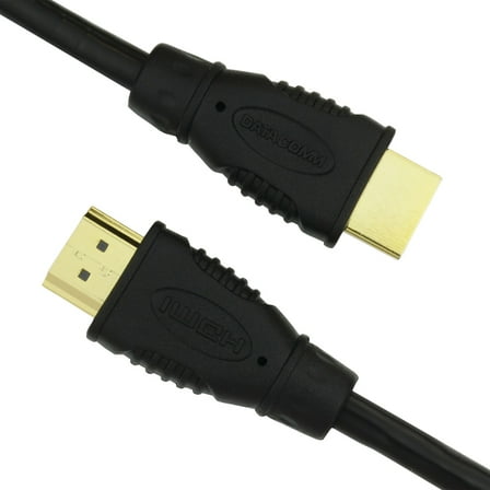 Datacomm Electronics 46-1012-BK 10.2Gbps High-Speed HDMI Cable, 12'
