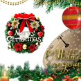 thumbnail image 5 of Homoyoyo Multi-Color Christmas Wreath Door Decoration Holiday Decor for Festive Home and Seasonal Celebration, 5 of 6
