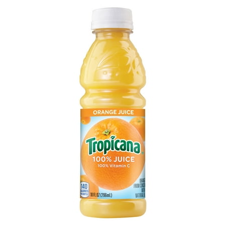 Tropicana 100% Fruit Juice, Orange, 10 Fl Oz, 6 Count