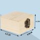 thumbnail image 2 of Pequeña caja de madera joyero caja de embalaje de madera pintado a mano hágalo usted mismo, 2 of 8