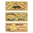 thumbnail image 1 of 50's Style Diner Signs; Blue Plate Special, Just Like Mom, & Famous Pies, Three 20x8in Mounted Prints, 1 of 1