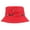 Red, variant on Visland Mens Womens Bucket Hat - Unisex Washed Cotton UPF 50 Packable Summer Travel Beach Sun Hat