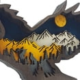 thumbnail image 2 of Estatua del águila - Águila tallada con adornos de luces Escultura Estatuilla decorativa Likrtyny Libre de BPA, 2 of 8