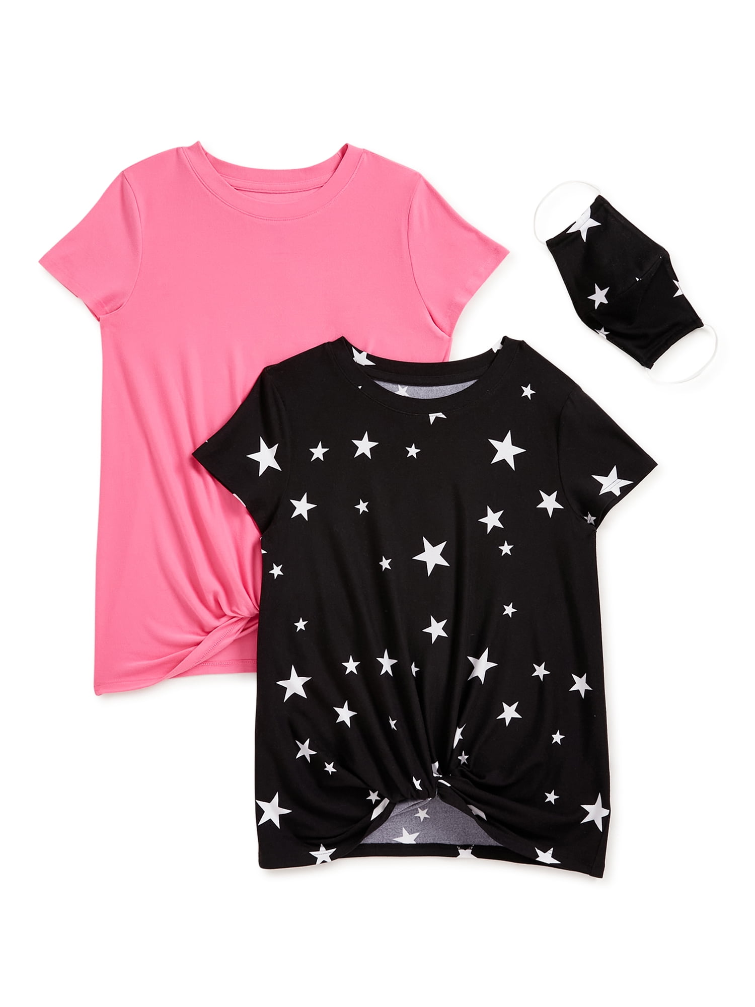 Wonder Nation Girls Printed \u0026 Solid 