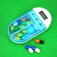 thumbnail image 2 of Boîte à Pilules Portable Électronique avec Minuterie et Alarme, Support Intelligent avec 2 Compartiments, 2 of 6