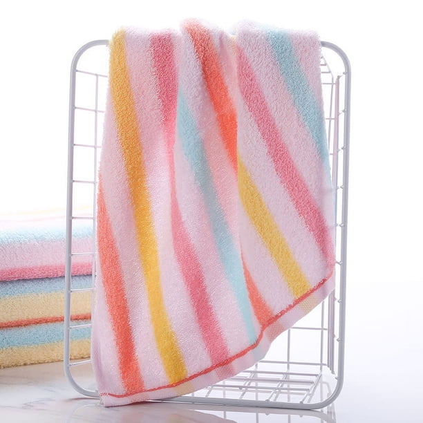 Nvzi 3 toallas de baño de arco iris, multiusos, para uso en el baño, fitness, deportes, para afrontar diversas situaciones sin esfuerzo. 27,56 x 13,39 pulgadas (rojo)