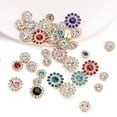 thumbnail image 3 of 100Pcs Sew on Rhinestones Flower Shape Crystal Glass Gems Flatback Rhinestones for Crafting and Clothing Embellishment, 3 of 8