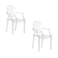 thumbnail image 1 of Take Me Home Furniture Modern Armchair, Clear, 1 of 4