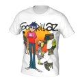 thumbnail image 2 of Gorillaz Men's Short-Sleeve T-Shirt Summer Casual Tee Top Breathable Crewneck T-Shirt Large, 2 of 7