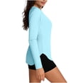 thumbnail image 4 of Plebaso Chandails de Soleil Upf 50+ pour Femmes à Manches Longues, Protection Solaire, Hauts Athlétiques pour la Course, la Randonnée, la Pêche, 4 of 6