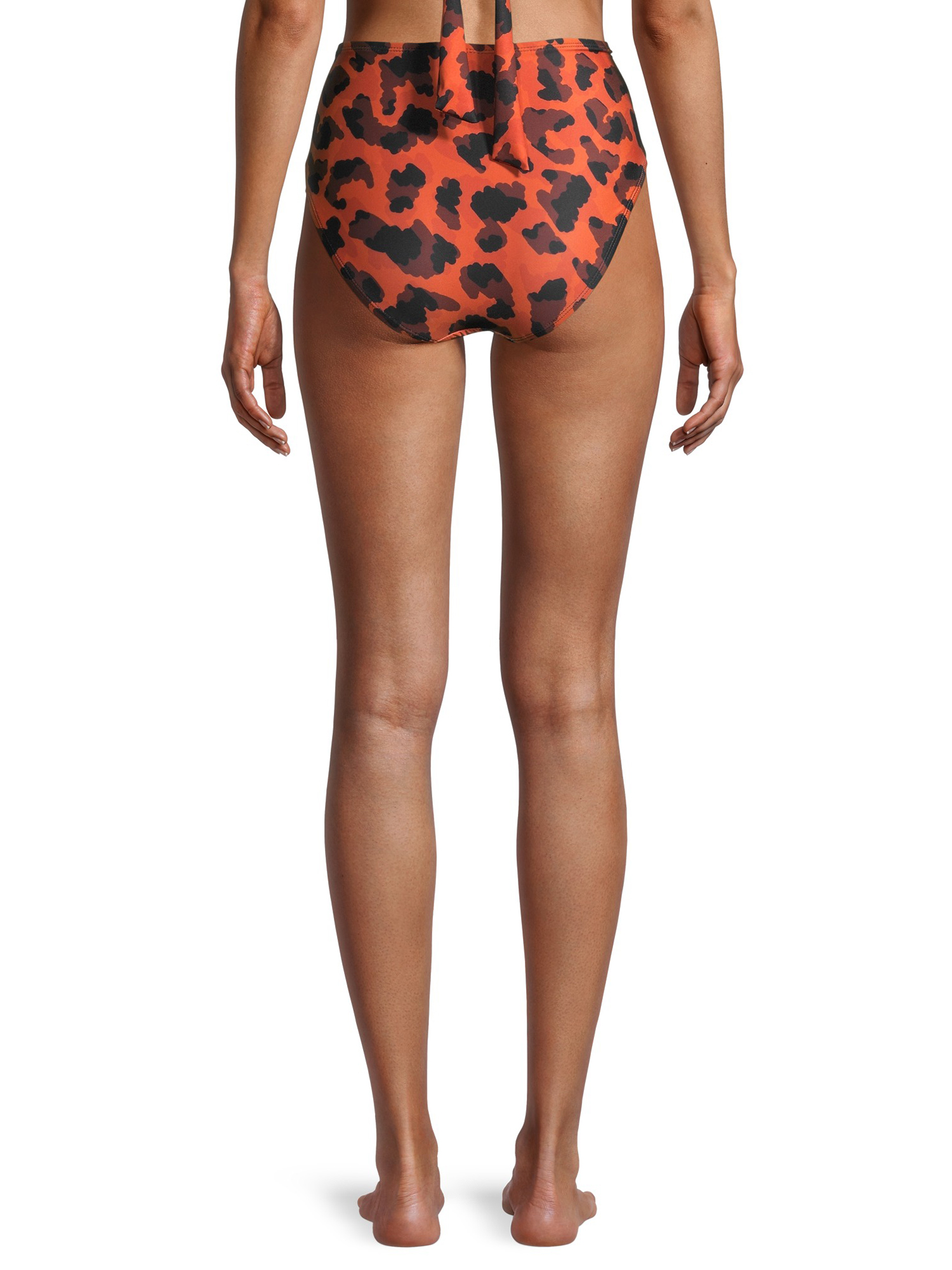 Social Angel Women's Leopard High Waist Bikini Swimsuit Bottom