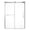 Brushed Nickel, variant on Kingston Brass Prato 60" x 76" Frameless Right Handed Sliding Shower Door in Polished Chrome