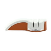 ChefsChoice Manual 2-Stage Knife Sharpener, White/Orange, D4770
