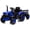 blue, variant on Electric Ride On Car Ride on Tractor with Garden cart Trailer, 12V Rechargeable Kids Vehicle, Remote Control for Parents, Foot Brake, Adjustable Belt, Protective armrests, Stable 6-Wheel Design