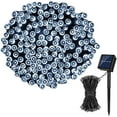 thumbnail image 2 of Gcvizuso Christmas Wreath, Christmas Wreaths for Front Door, LED Solar Lamps String Christmas Wreaths Wedding Decoration Light, 2 of 2