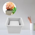 thumbnail image 4 of Shangren Moules en Silicone Portables Pot Facile à Utiliser pour Succulentes Artisanat Rond Réutilisable Blanc C, 4 of 8