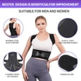 thumbnail image 3 of Back Brace and Posture Corrector for Women and Men, Adjustable And Lightweight Posture Corrector Back Support, Scoliosis and Hunchback Correction, Relief Back Pain, 3 of 6