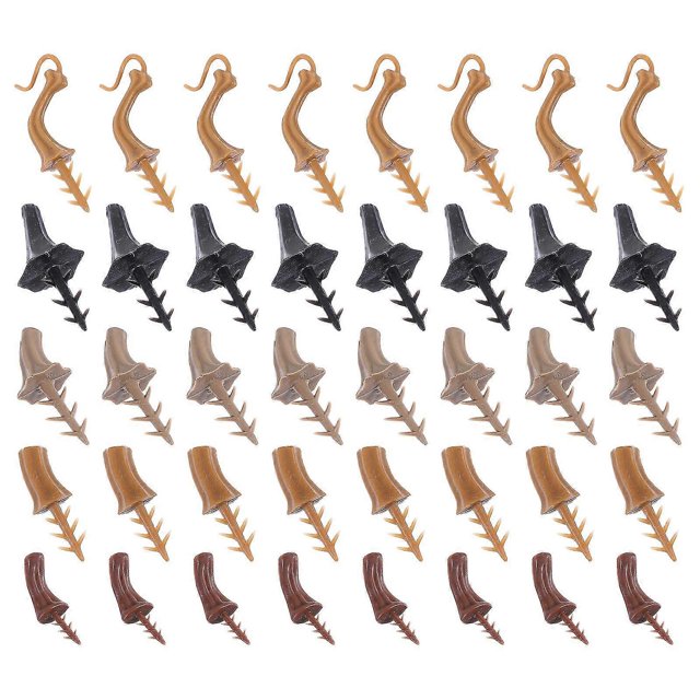 40pcs Pumpkin Stem Pumpkin DIY Handle Harvest Plastic Pumpkin Handle Accessory