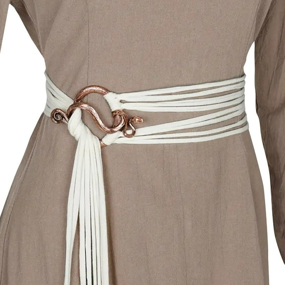 Troll Belt For Women Norse Witch Belt Extra Long Rope Ring Knotted Belt Accessory