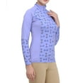 thumbnail image 5 of Equine Couture Ladies Snaffle Bits Sport Shirt- Blue- 3X, 5 of 7