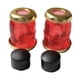 thumbnail image 1 of Paquete de 4 bujes de cilindro de repuesto para monopatín de PU suave, 15 x 15 mm Rojo dorado, 1 of 9