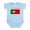 Sky Blue, variant on CafePress - Portuguese Infant Bodysuit - Baby Light Bodysuit, Size Newborn - 24 Months