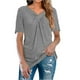 thumbnail image 2 of Guardurnaity Blusa informal de otoño con cuello en V para mujer, blusa de color sólido, manga larga, M Prendas para la parte del cuerpo Manga corta XXL Guardurnaity AP003383-10, 2 of 4