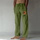 thumbnail image 1 of Pantalones largos para hombre, moda, estampados, casuales, cintura elástica con bolsillo, pantalones deportivos, pantalones de poliéster para hombre., 1 of 4