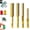 Gold 6+8+10+12mm, variant on 2-in-1 Hexagonal Shank Braising Dry Drilling Specialized Hole Opener,6/8/10/12/14/16mm Diamond Hole Saw Kit,Specialized Holes Opener for Bathroom Renovation and Masonry DIY (Gold 6+8+10+12+14+16mm)