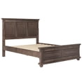 thumbnail image 5 of Llinc Store Traditional Pinewood Vintage Queen Bed Town And Country Style Platform Bed Frame with Headboard, Brown, 5 of 6