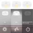 thumbnail image 2 of PENGXIANG 1/3/6PCS 4.5V 0.5W Motion Sensor Night Light Indoor Stairs Hallway Home Lamp, 2 of 9