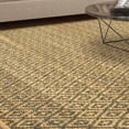 thumbnail image 4 of Superior 4 ft. x 6 ft. Grey Diamond Hand Woven Jute Indoor Area Rug, 4 of 6