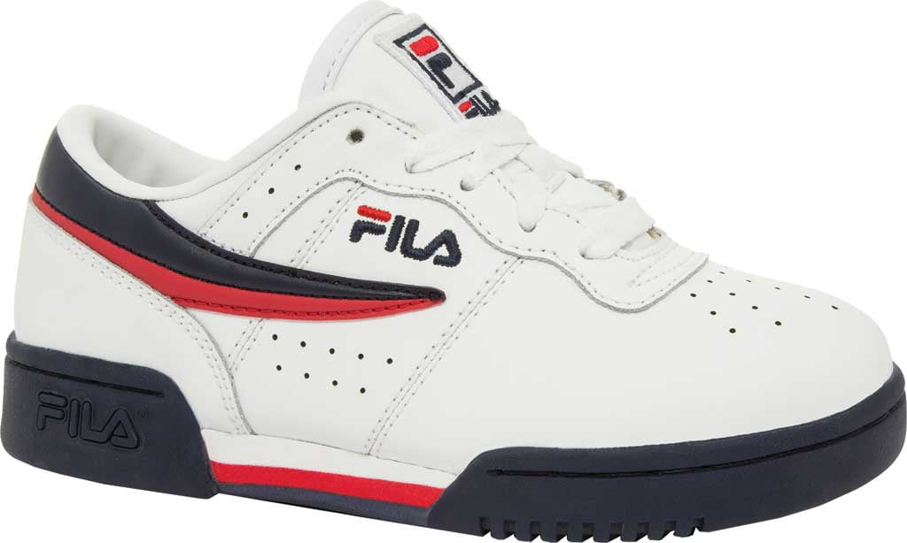 Children's Fila Original Fitness Sneaker White/Navy/Red 13 M - Walmart.com