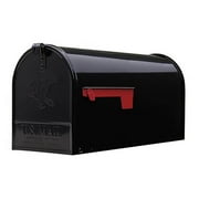 Gibraltar Mailboxes Elite Steel Large Residential Post Mount Mailbox, Black