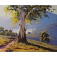 thumbnail image 3 of Gercken, Graham 14x12 Black Modern Framed Museum Art Print Titled - Tumut Hills Gum Tree, 3 of 5