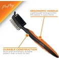 thumbnail image 5 of ProPlay Golf Club Cleaning Brush and Groove Cleaner Retractable Durable Lightweight Golf Accessory Orange  1-Count, 5 of 7