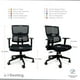 thumbnail image 3 of Silla Oficina I SEATING ejecutiva con Soporte Lumbar Descansabrazos Ajustables Reclinable Parma, 3 of 8