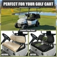 thumbnail image 5 of POLERO 2PCS Golf Cart Seat Covers, I Like My Golf Breathable Front and Rear Seat Cushion Cover Fits for Ezgo Club Car Golfcart Original Regular Seats, No Stapler, 5 of 8